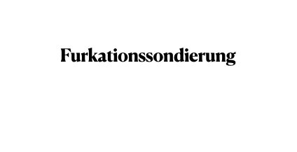 Furkationssondierung nach Hamp