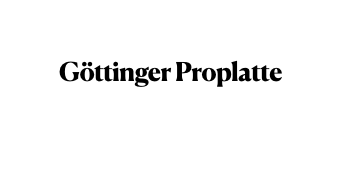 Göttinger Proplatte